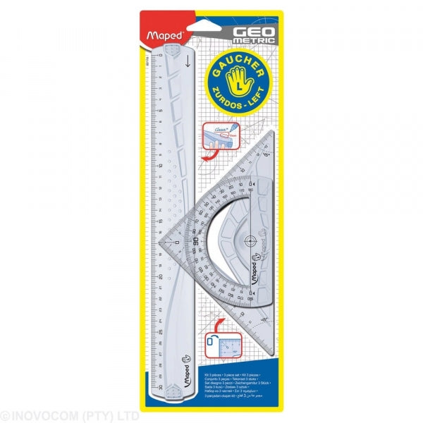 Drawing Set Maped Left Hand 3Pc