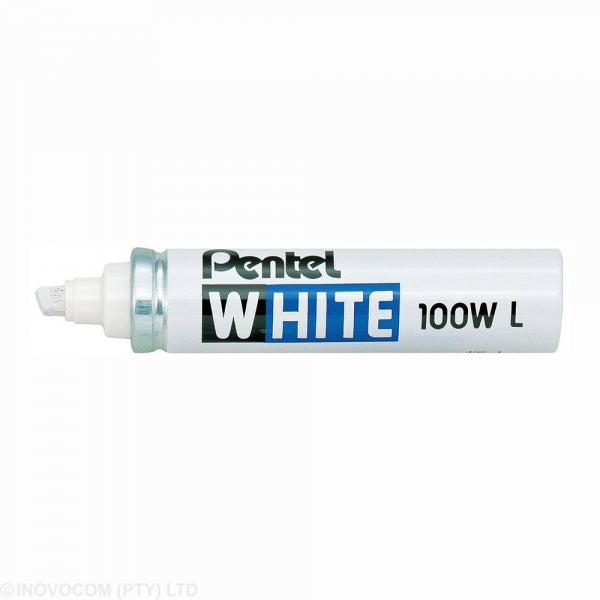 Marker Pentel Broad Chisel Point 6.5Mm White