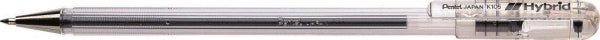 Pen Gel Rollerball Pentel Hybrid 0.5Mm Black