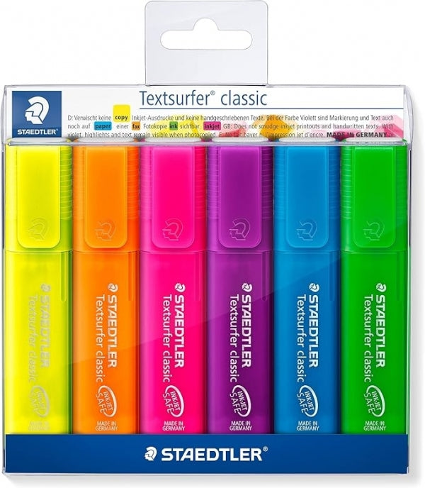 Highlighter Textsurfer Pack of 6