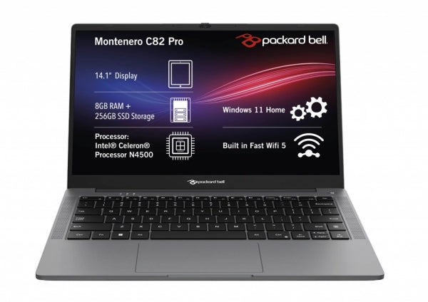 Notebook Packard Bell Intel Celeron 14Inch 8Gb 256Gb Windows 11 H 1Yr Pur