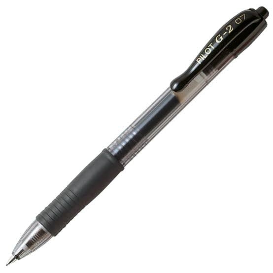 Pen G2 Gel Rectractable 0.7Mm Black