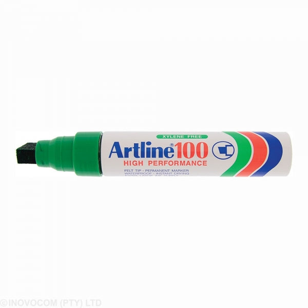 Marker Artline Ek100 Industrial Chisel Green
