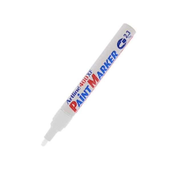 Marker Permanent Paint Artline Ek400 M 2.3Mm White