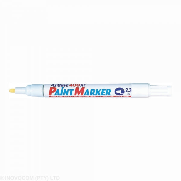Marker Permanent Paint Artline Ek400 M 2.3Mm White