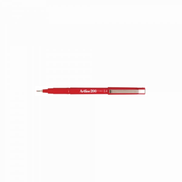 Pen Signpen Artline Ek200 0.4Mm Red