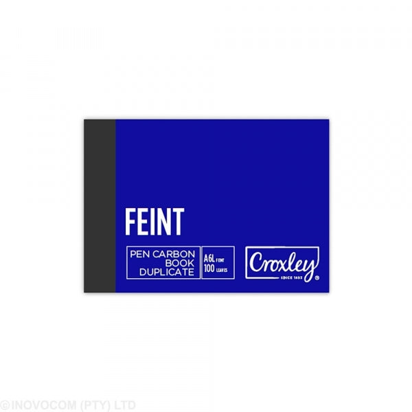 Pen Carbon Book Duplicate Feint A6