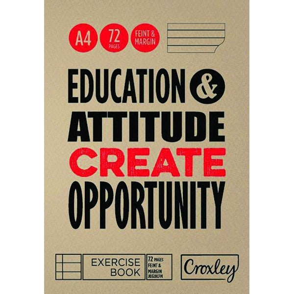 Book Exercise Croxley A4 72Pg F/M