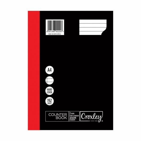 Book Counter Croxley A4 2 Quire 192 Page F/M