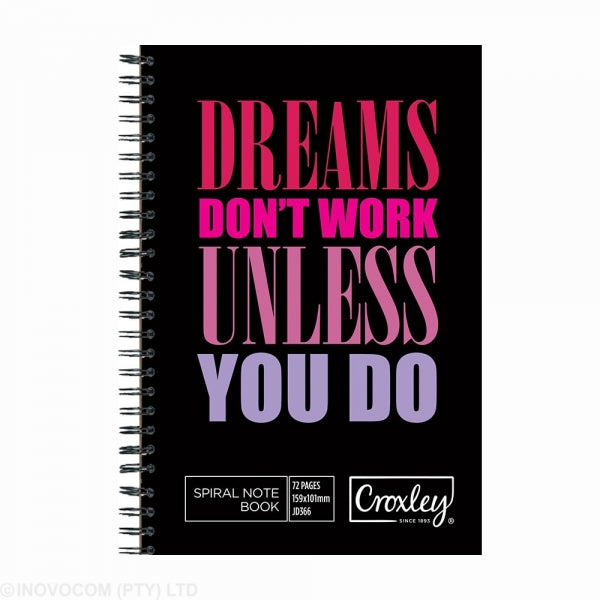 Note Book Croxley 159X101 Jd366 100 Pg Side Wirebound