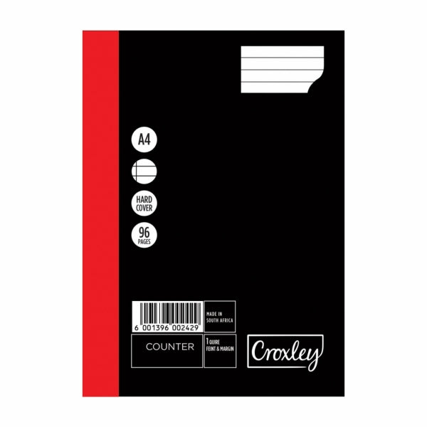 Book Counter Croxley A4 1 Quire 96 Page F/M
