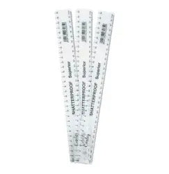 Ruler Croxley Shatterproof 30Cm Clear