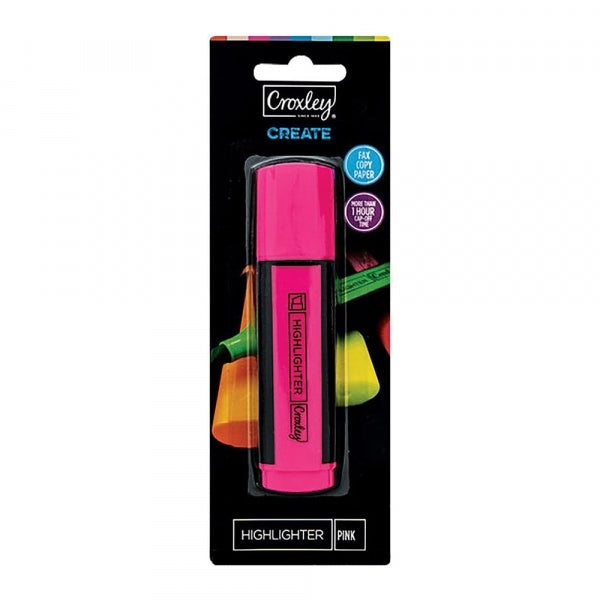 Highlighter Croxley Create Pink