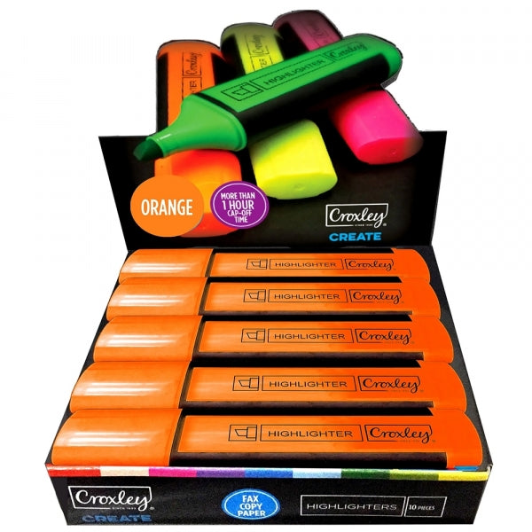 Highlighter Croxley Create Orange