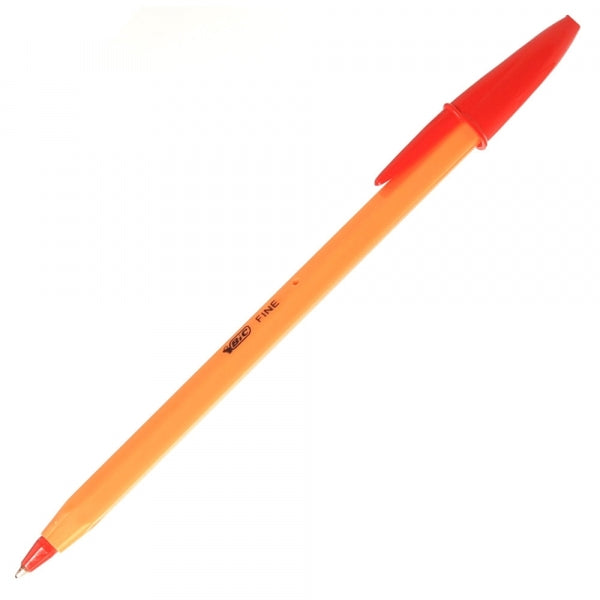 Bic Orange F Red Barcoded