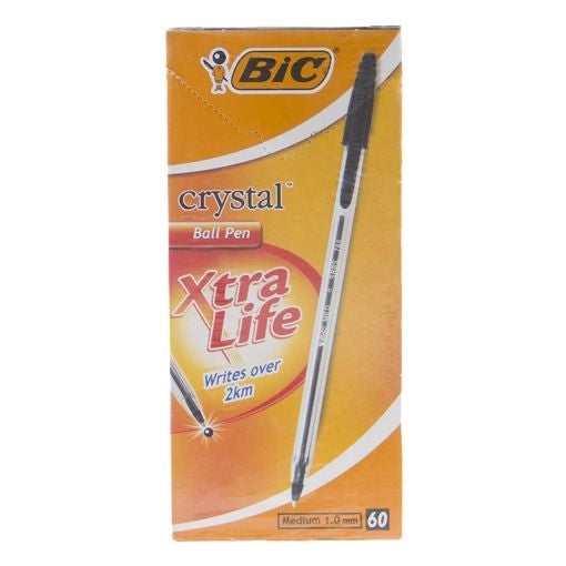 Pen Bic Crystal Xtra Life Black