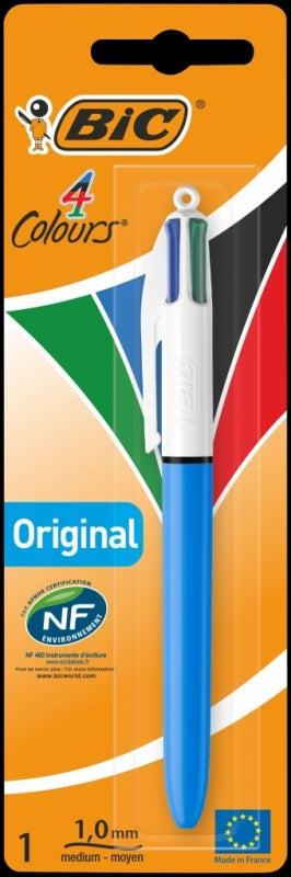 Pen 4 Colours Bic Bpn M Retr Crd