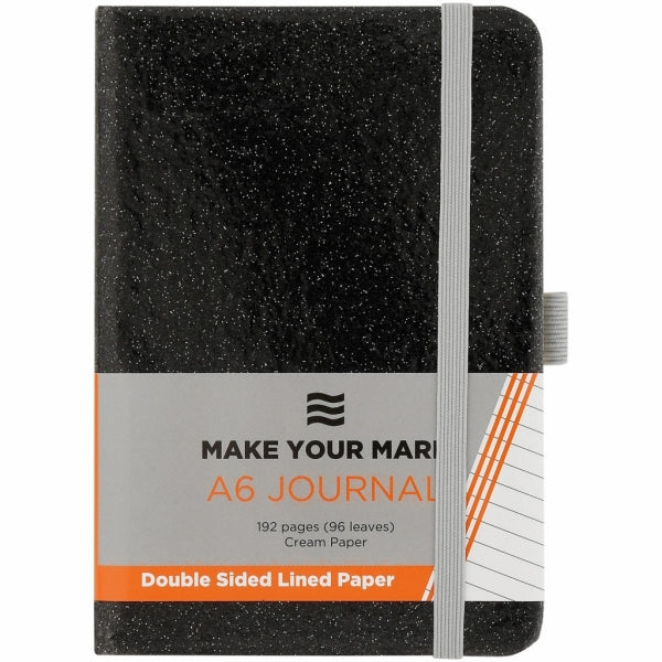 Journal A6 Glitter Black