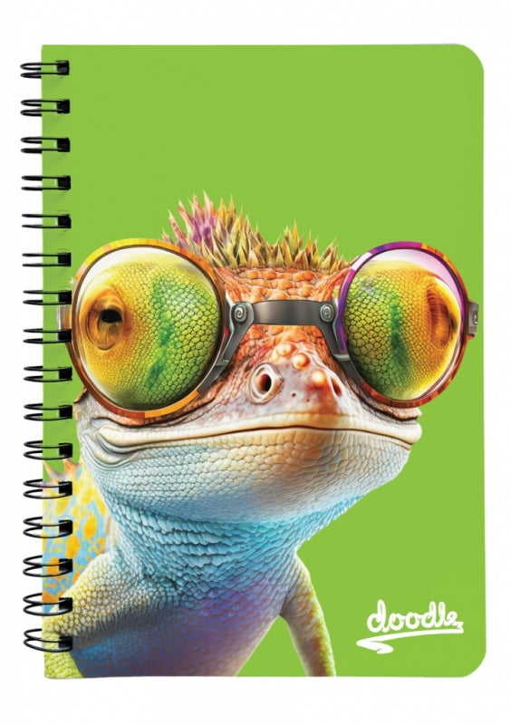 Notebook A5 Doodle Spectacular Animals 10'S