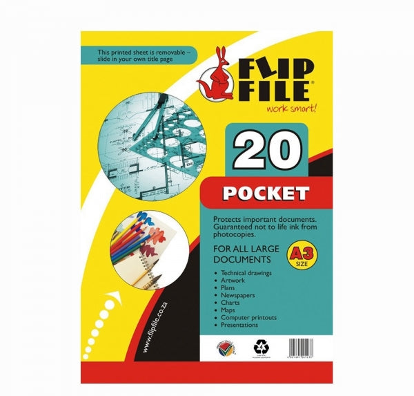 Flip File A3 20 Pocket