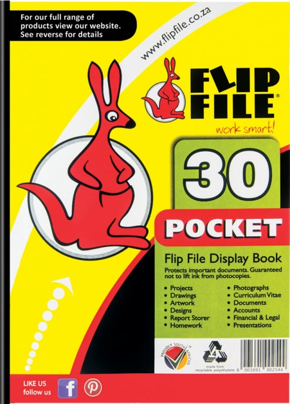 Flip File A4 30 Pocket