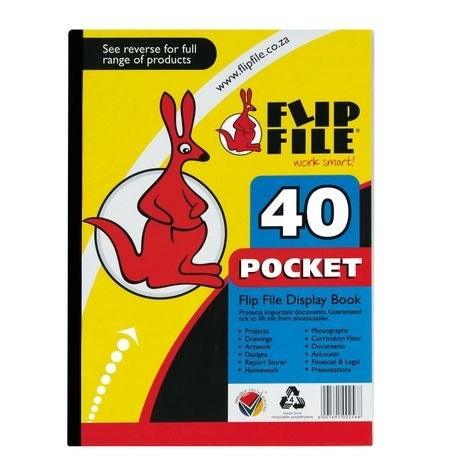 Flip File A4 40 Pocket