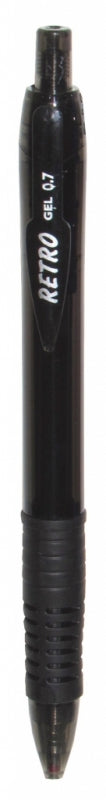 Pen Gel Scripto Retro 0.7Mm Medium Black