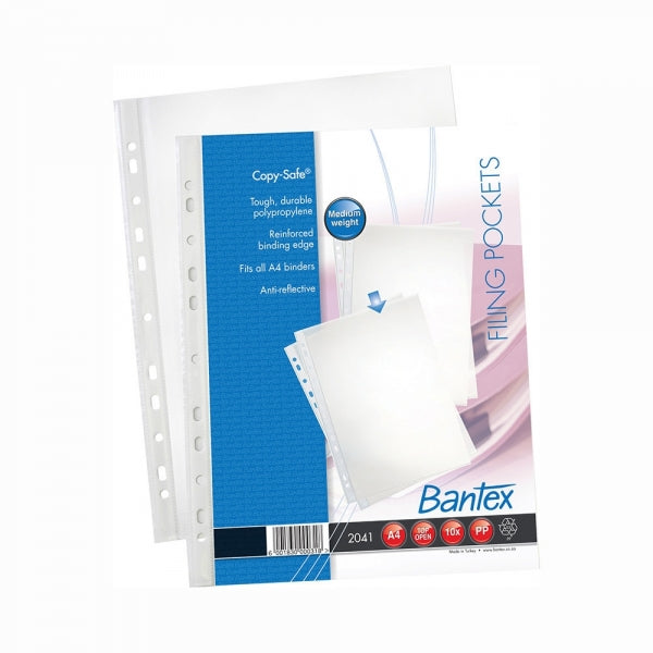 Plastic Pockets P.P. 80 Micron A4 10