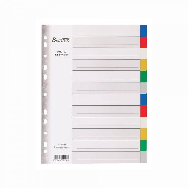 Divider A4 12 Division Pp