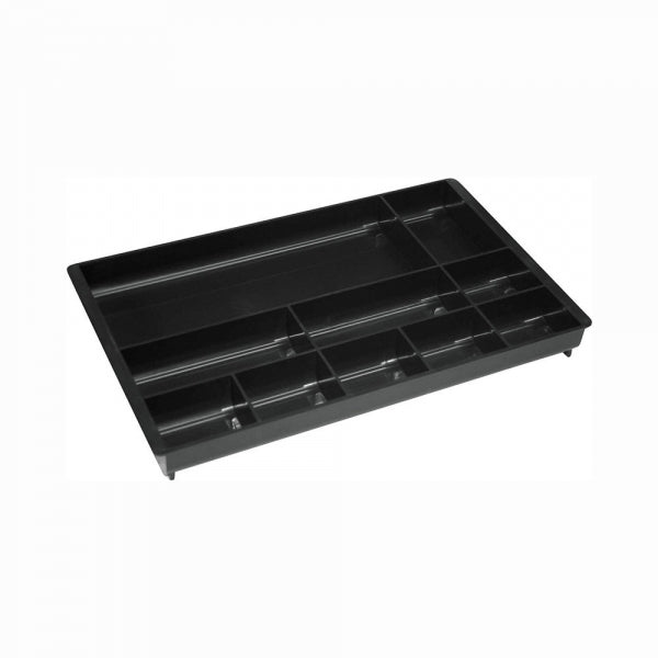 Desk Drawer Organiser Black 10 Compartment
