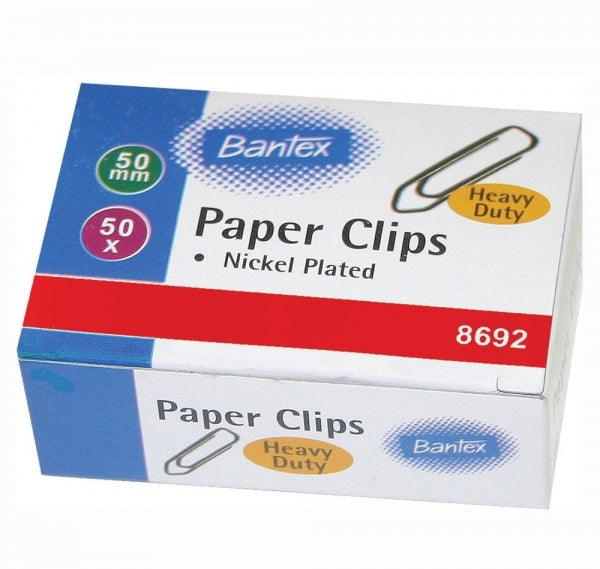 Paper Clips Bantex Boatshape 50Mm