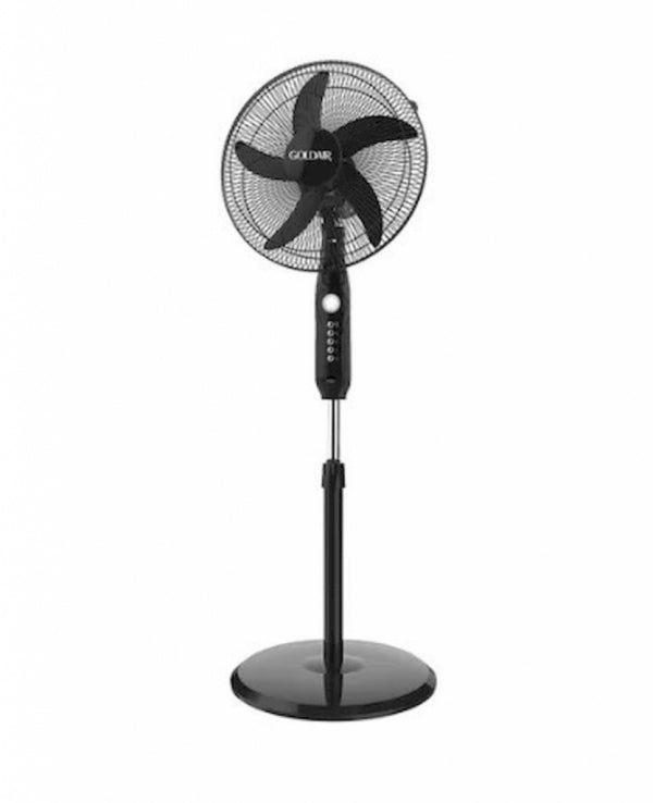 Stand Fan Rechargeable 16Inch Black