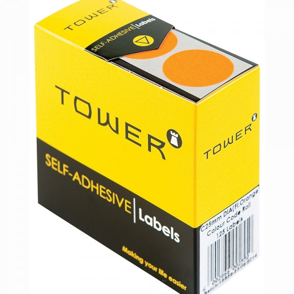 Labels Colour Code C25 Flu Orange