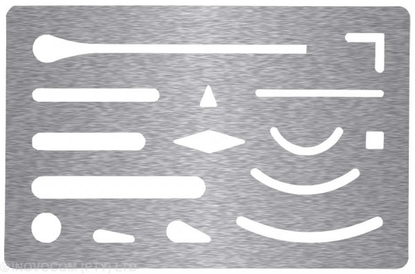 Erasing Shield Trefoil 15 Hole