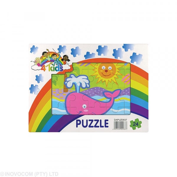 Puzzle Wooden 24 Piece Assorted