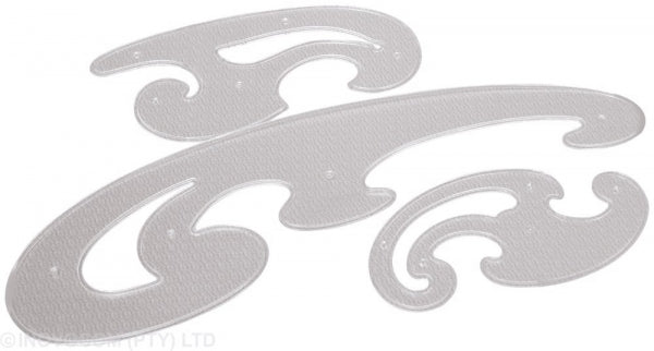 French Curve Linexset of 3