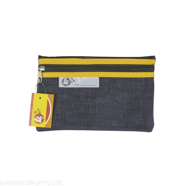 Pencil Bag 22Cm Denim Yellow