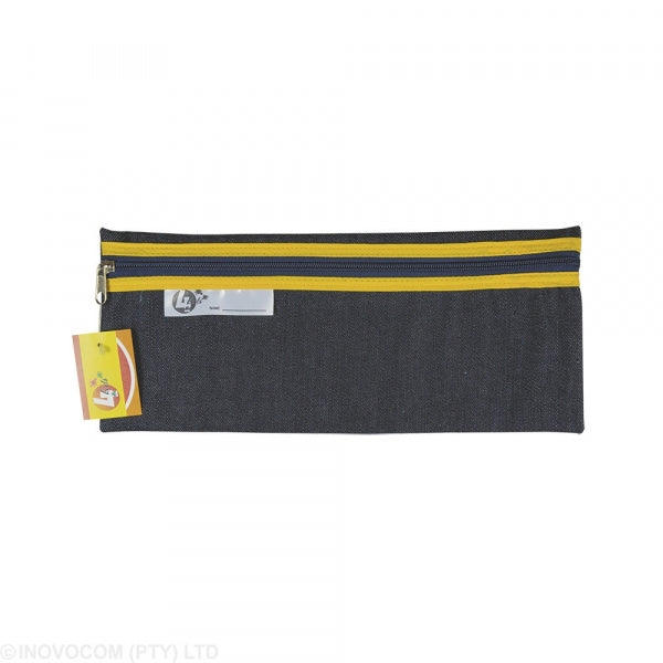 Pencil Bag 4Kids School Denim 33Cm Yellow
