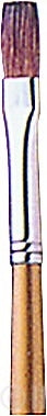 Paint Brush Trefoil Flat 1 Long Handle 10Pc