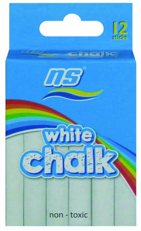 Chalk Ns 12Pce White
