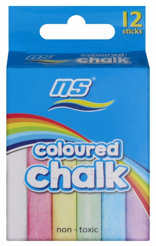 Chalk Ns 12Pce Asst Colours