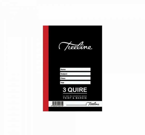 Book Counter Treeline A4 3 Quire 288 Page F/M