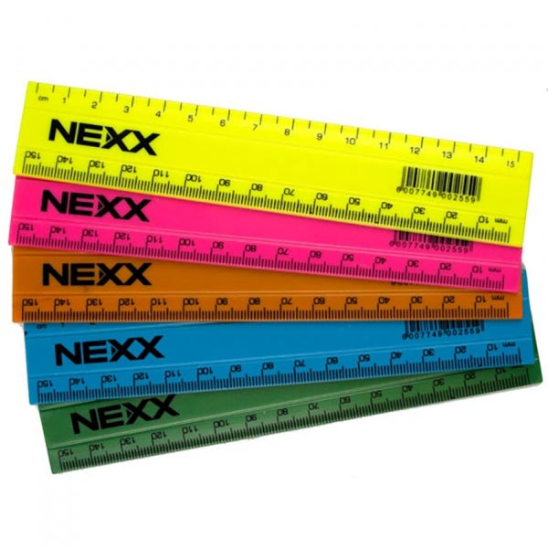 Ruler Coloured 15Cm