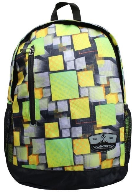 Bag Backpack Green Volkano Two Squared Series