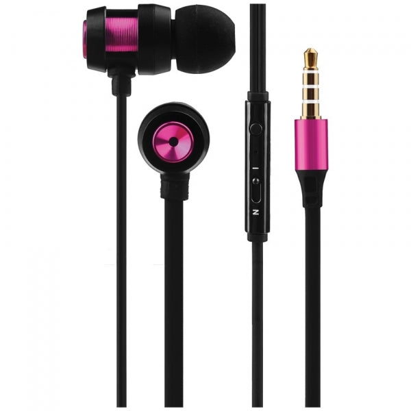 Earphones Volkano Alloy Series Aux, Purple