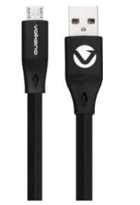 Cable Volkano Micro Slim Series, Black