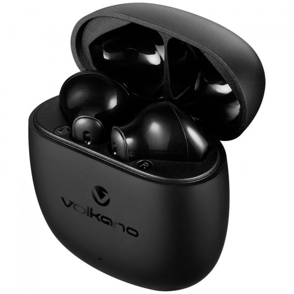 Earphones Tws Volkano Sleek Series Black