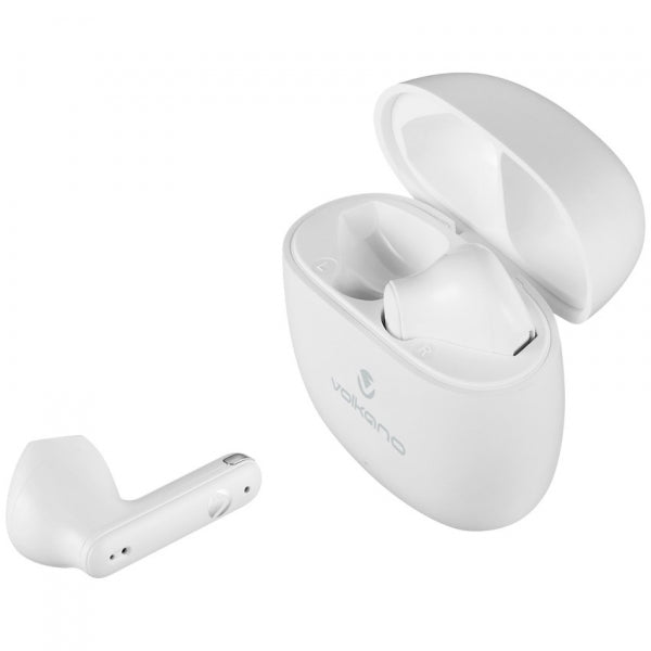 Earphones Tws Volkano Sleek Series White