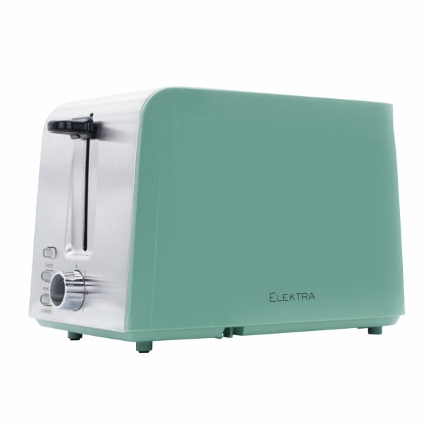Toaster Elektra 850W 2 Slice Plastic Green