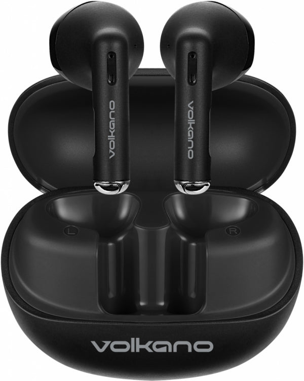 Earphones With Enc Volkano Buds X3 Tws -Black